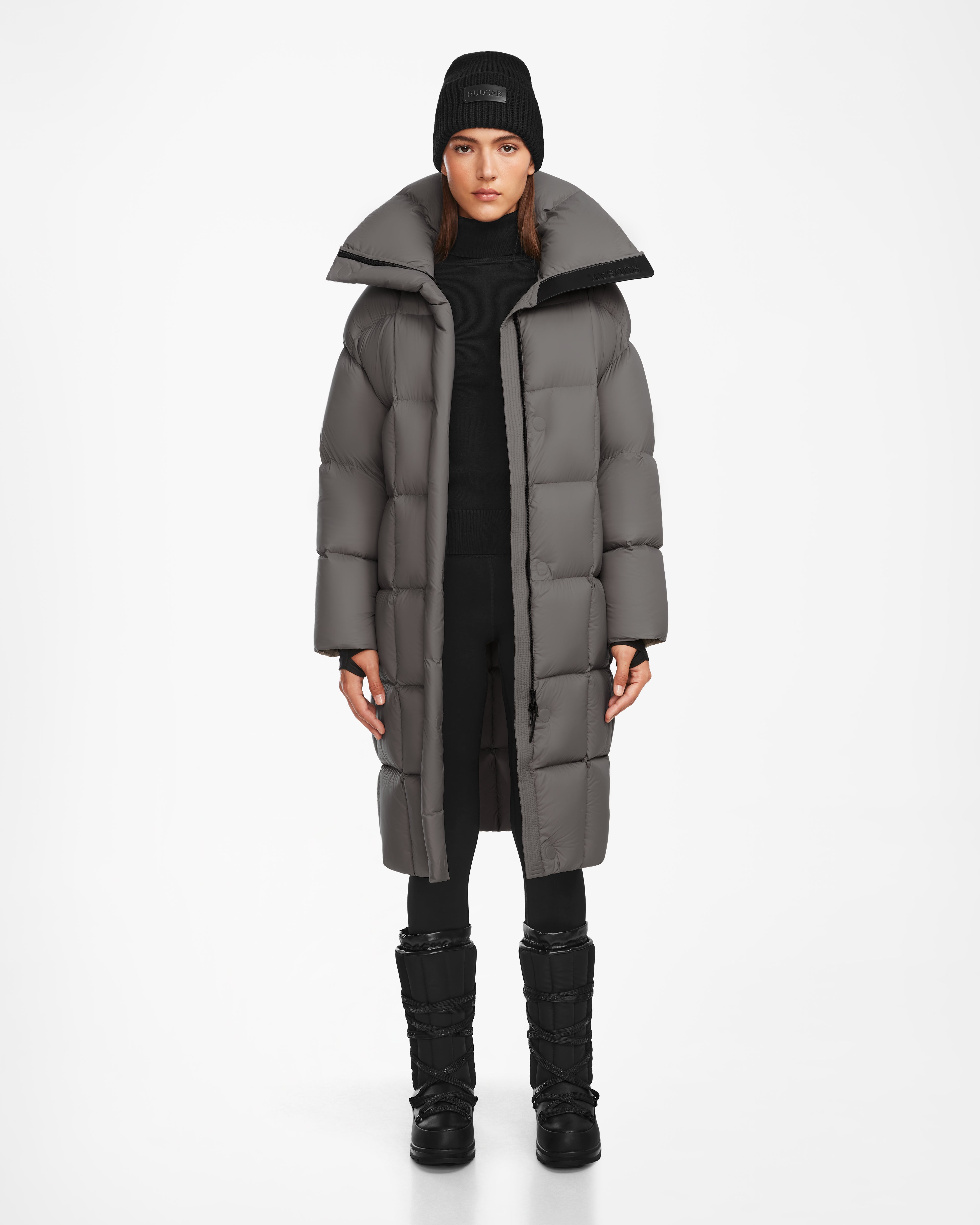 Women's waterproof parka coats with multiple pockets for practicalitySASH - 8124536 Light Grey Women's waterproof parka coats with multiple pockets for practicalitySASH - 8124536 Light Grey