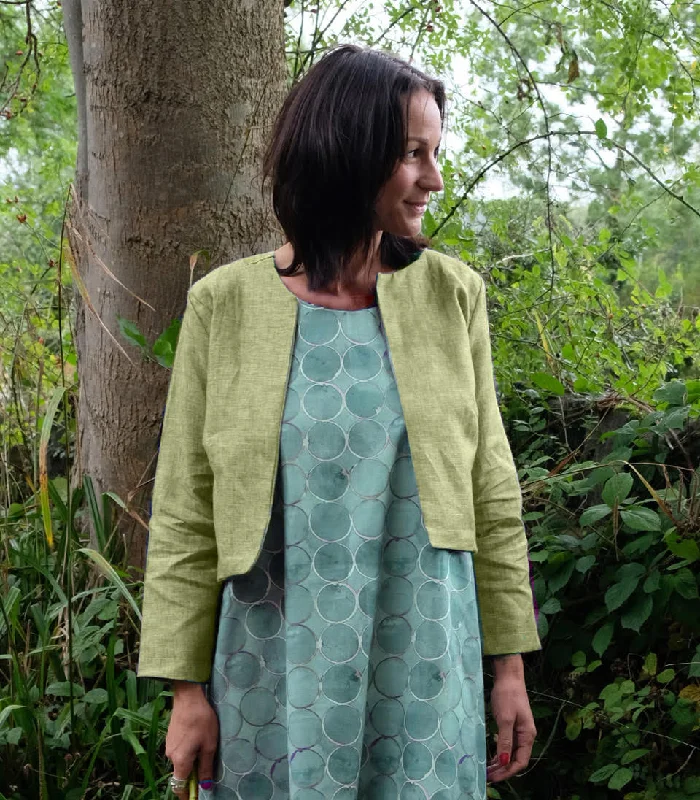 Women's pea coats with brass buttons for a nautical - inspired styleSew Different Aurora Jacket