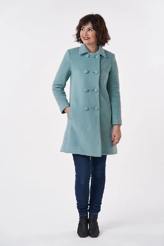 Belted women's cashmere coats in soft pastels for a luxurious feelSew Over It 1960s Coat Belted women's cashmere coats in soft pastels for a luxurious feelSew Over It 1960s Coat