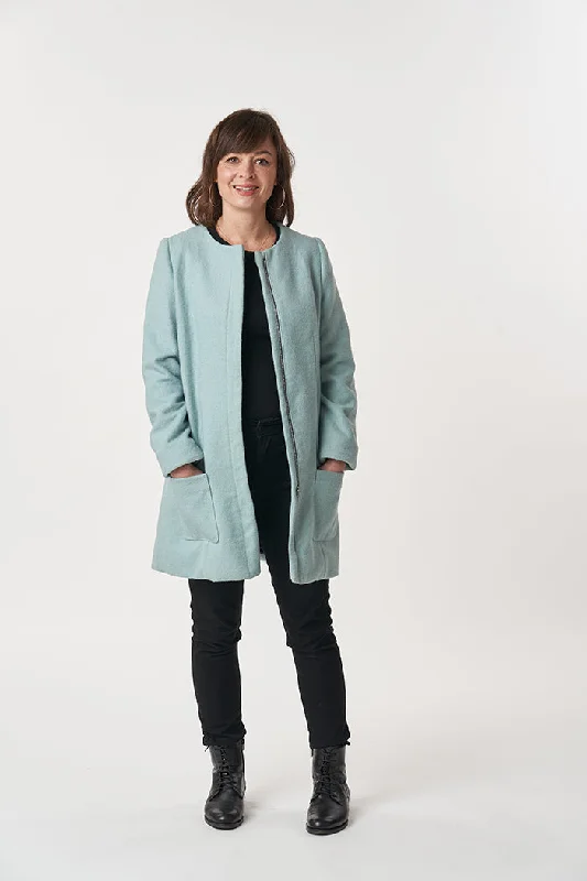 Women's pea coats with brass buttons for a nautical - inspired styleSew Over It Chloe Coat