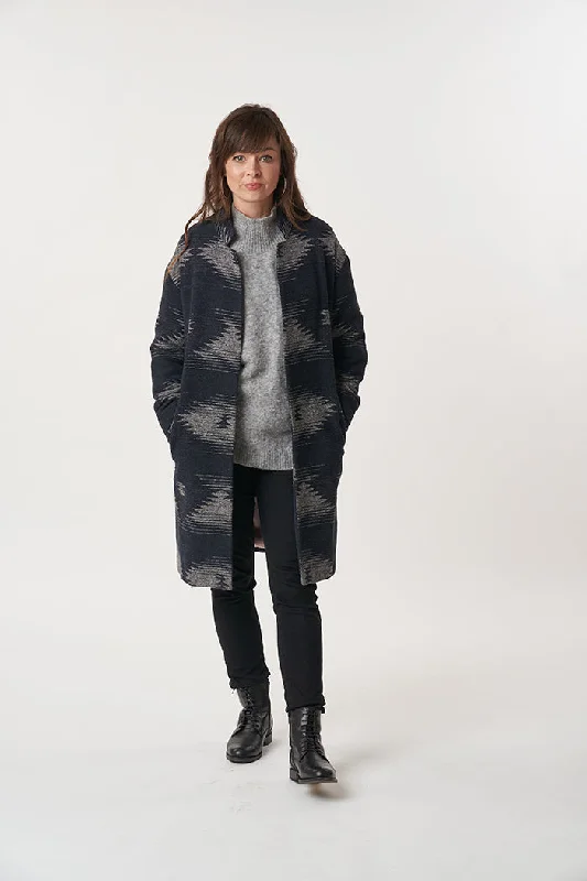 Women's faux fur coats in bright colors for a bold fashion statementSew Over It Cocoon Coat