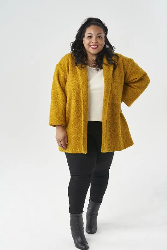 Oversized women's wool coats in a monochromatic look for a trendy outfitSew Over It Jessie Coatigan