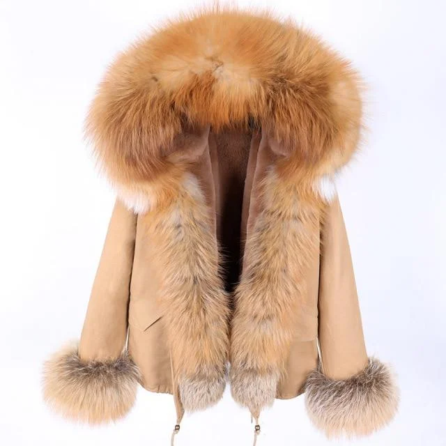 Oversized women's wool coats in a monochromatic look for a trendy outfitSlim Winter Thick Women's Zipper Natural Raccoon Fur Hooded Coats & Jackets Oversized women's wool coats in a monochromatic look for a trendy outfitSlim Winter Thick Women's Zipper Natural Raccoon Fur Hooded Coats & Jackets