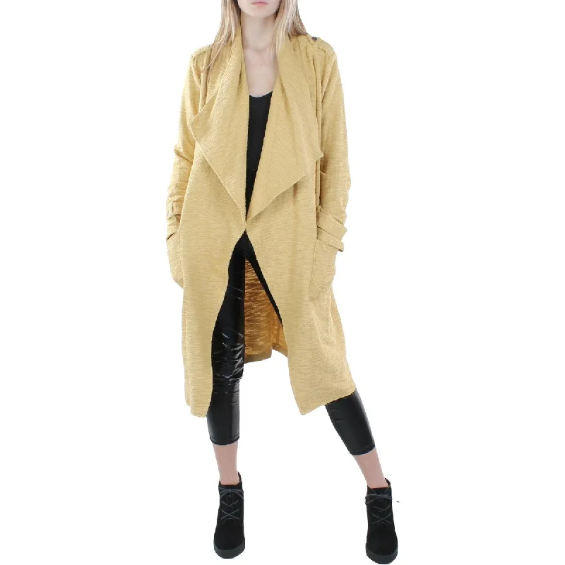 Long women's mac coats in a lightweight fabric for spring showersBB Dakota by Steve Madden Womens Long Duster Coat Long women's mac coats in a lightweight fabric for spring showersBB Dakota by Steve Madden Womens Long Duster Coat