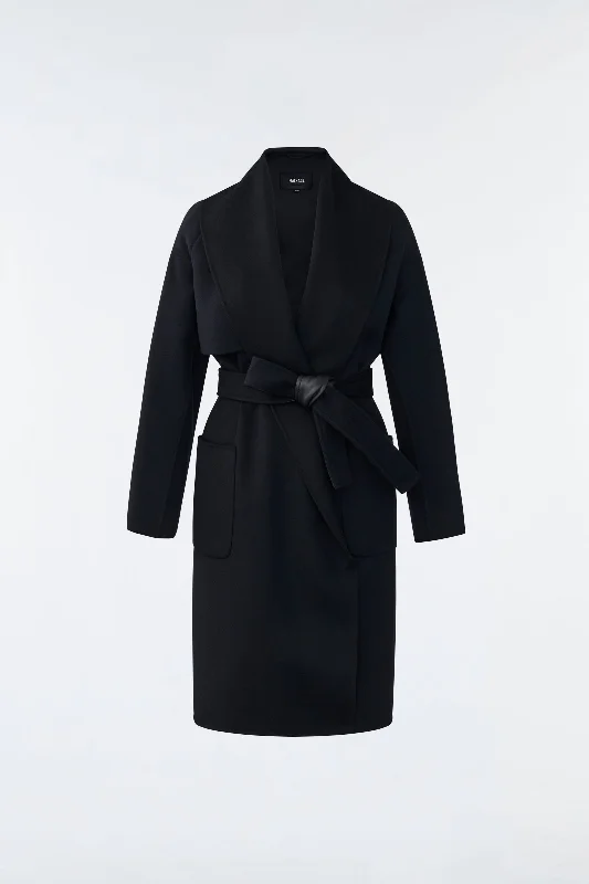 Checkered women's wool coats in a classic pattern for a timeless styleTHALIA