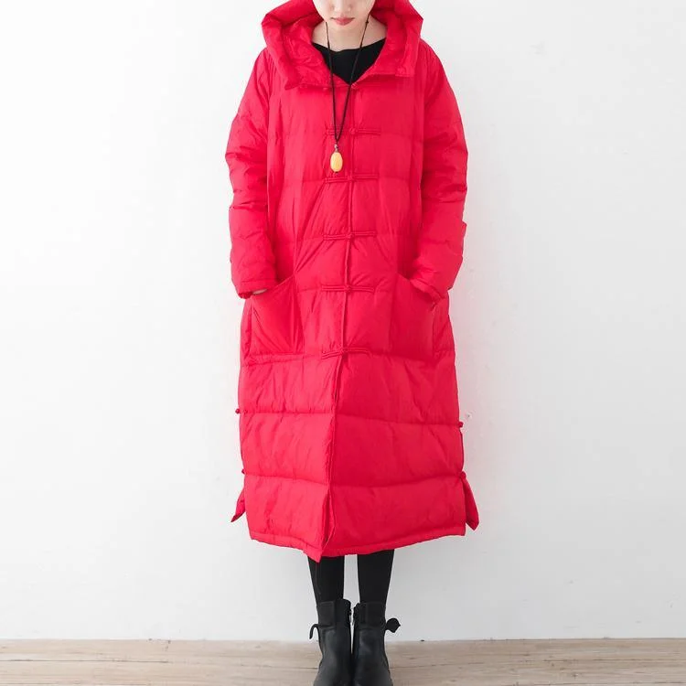 Oversized women's wool coats in a monochromatic look for a trendy outfitthick red winter parka oversized down jacket thick hooded winter outwear Chinese Button Oversized women's wool coats in a monochromatic look for a trendy outfitthick red winter parka oversized down jacket thick hooded winter outwear Chinese Button