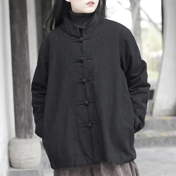 Water - resistant women's trench coats with adjustable cuffs for rainy daysVintage Cotton Linen Coats 2020 Fall New Button Long Sleeve Button Warm Parkas Water - resistant women's trench coats with adjustable cuffs for rainy daysVintage Cotton Linen Coats 2020 Fall New Button Long Sleeve Button Warm Parkas