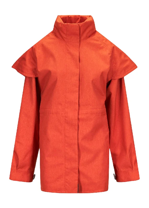 Shearling - lined women's leather coats for ultimate warmth and luxuryVirvelvind Coat - Sunset Orange Shearling - lined women's leather coats for ultimate warmth and luxuryVirvelvind Coat - Sunset Orange
