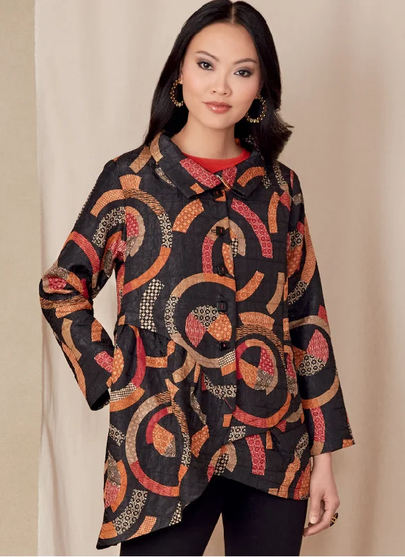 Checkered women's wool coats in a classic pattern for a timeless styleVogue Jacket and Waistcoat V1817 Checkered women's wool coats in a classic pattern for a timeless styleVogue Jacket and Waistcoat V1817