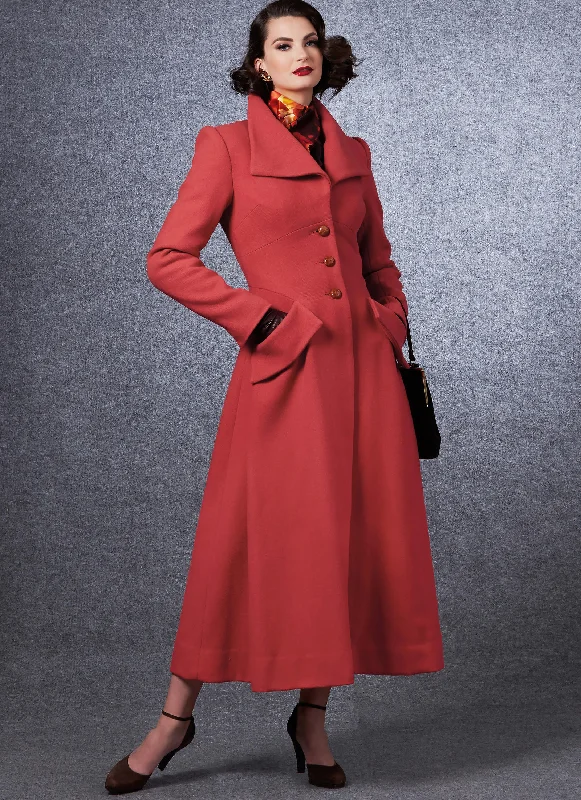 Water - resistant women's trench coats with adjustable cuffs for rainy daysVogue Vintage Coat V1669 Water - resistant women's trench coats with adjustable cuffs for rainy daysVogue Vintage Coat V1669