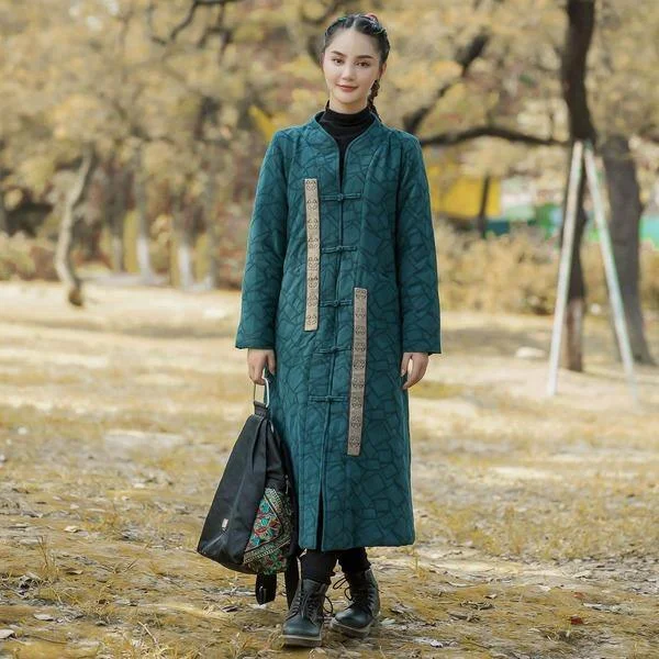 Plus size women's wool blend coats for a warm and stylish winterWinter New Button Warm Stand Long Sleeve Women Parkas Patchwork Coats Plus size women's wool blend coats for a warm and stylish winterWinter New Button Warm Stand Long Sleeve Women Parkas Patchwork Coats