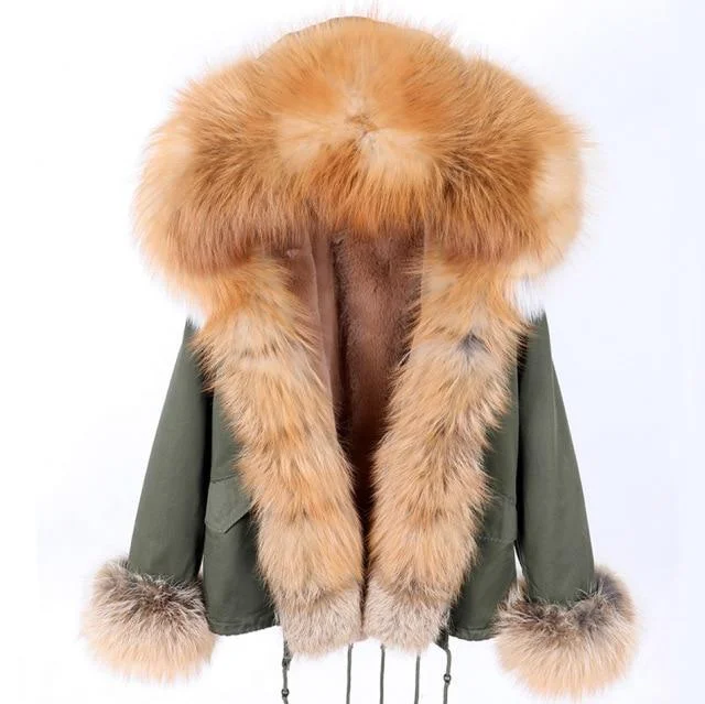Plus size women's wool blend coats for a warm and stylish winterWinter Warm Women's Zipper Natural Real Raccoon Fur Hooded Coats & Jackets Plus size women's wool blend coats for a warm and stylish winterWinter Warm Women's Zipper Natural Real Raccoon Fur Hooded Coats & Jackets