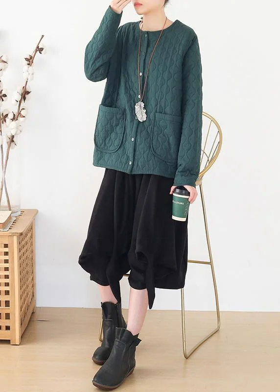 Women's faux fur coats in bright colors for a bold fashion statementwinter women blackish green warm quilted jacket cotton thick short coat Women's faux fur coats in bright colors for a bold fashion statementwinter women blackish green warm quilted jacket cotton thick short coat