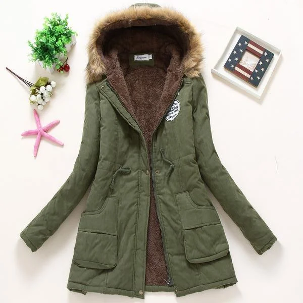 Long women's mac coats in a lightweight fabric for spring showersWinter women coat Casual Outwear Military Hooded fur Coat Down Jackets Long women's mac coats in a lightweight fabric for spring showersWinter women coat Casual Outwear Military Hooded fur Coat Down Jackets