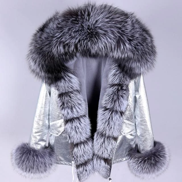 Hooded women's puffer coats in neon colors for high - visibility sportsWinter Women's Natural Real Raccoon Fur Hooded High Street Coats & Jackets Hooded women's puffer coats in neon colors for high - visibility sportsWinter Women's Natural Real Raccoon Fur Hooded High Street Coats & Jackets