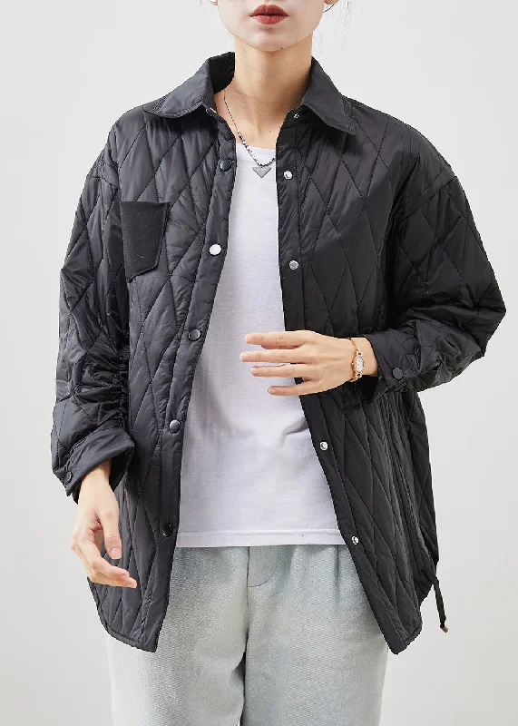 Women's faux fur coats in bright colors for a bold fashion statementWomen Black Oversized Drawstring Fine Cotton Filled Coat Outwear Winter Women's faux fur coats in bright colors for a bold fashion statementWomen Black Oversized Drawstring Fine Cotton Filled Coat Outwear Winter
