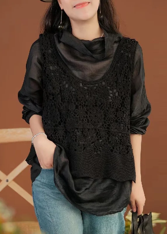 Petite women's wool blend coats with a tailored fit for a flattering silhouetteWomen Black V Neck Hollow Out Knit Waistcoat Sleeveless Petite women's wool blend coats with a tailored fit for a flattering silhouetteWomen Black V Neck Hollow Out Knit Waistcoat Sleeveless