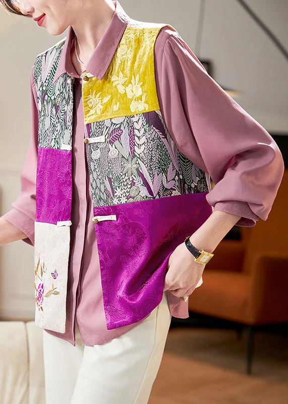 Oversized women's wool coats in a monochromatic look for a trendy outfitWomen Colorblock Embroidered Button Silk Waistcoat Sleeveless Oversized women's wool coats in a monochromatic look for a trendy outfitWomen Colorblock Embroidered Button Silk Waistcoat Sleeveless