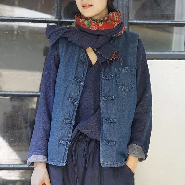 Belted women's cashmere coats in soft pastels for a luxurious feelWomen Denim Vests Coats Vintage Button Pockets V-Neck Sleeveless Female Vests Coats Belted women's cashmere coats in soft pastels for a luxurious feelWomen Denim Vests Coats Vintage Button Pockets V-Neck Sleeveless Female Vests Coats
