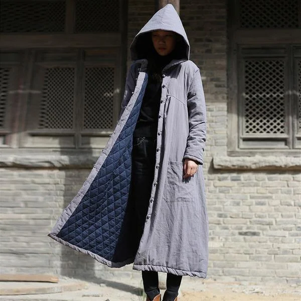 Plus size women's wool blend coats for a warm and stylish winterWomen Hooded Parkas Pockets Button Vintage CoatLoose Thick Warm Women Clothes Parkas Plus size women's wool blend coats for a warm and stylish winterWomen Hooded Parkas Pockets Button Vintage CoatLoose Thick Warm Women Clothes Parkas
