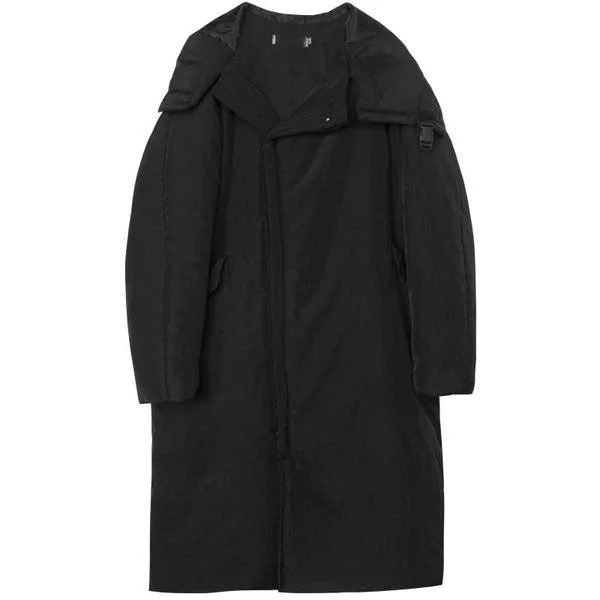 Women's long - sleeve wool coats in a houndstooth pattern for a classic charmWomen Winter Fashion New Black Loose Hooded Collar Simplicity Pocket Parka Coat Women's long - sleeve wool coats in a houndstooth pattern for a classic charmWomen Winter Fashion New Black Loose Hooded Collar Simplicity Pocket Parka Coat