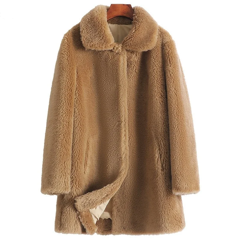 Women's reversible down coats with two - tone designs for versatile stylingWomen's 100% Wool Solid Color Medium Square-neck Knitted Coats Women's reversible down coats with two - tone designs for versatile stylingWomen's 100% Wool Solid Color Medium Square-neck Knitted Coats