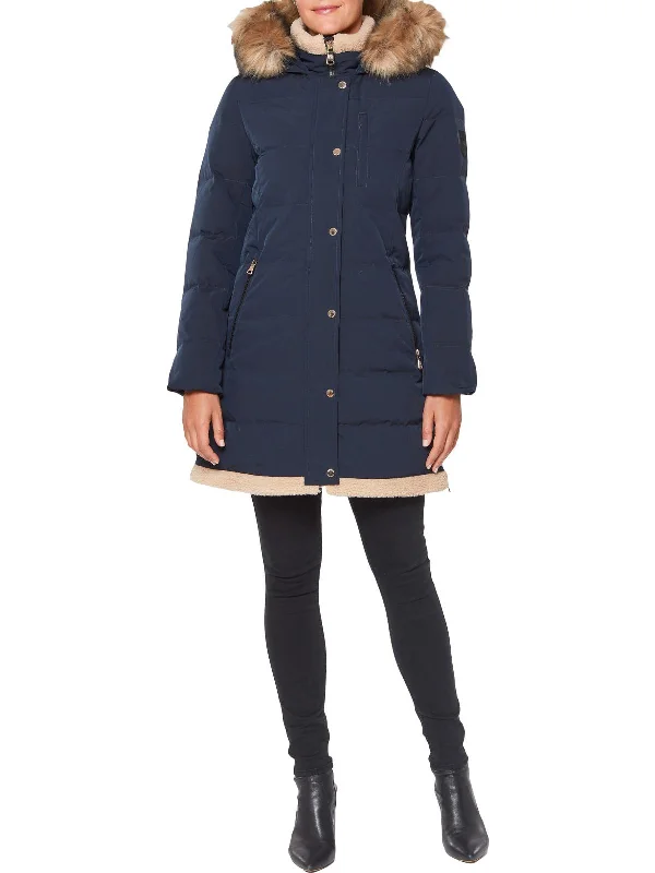 Women's longline double - breasted camel coats for a sophisticated lookWomens Shearling Lined Cold Weather Puffer Jacket Women's longline double - breasted camel coats for a sophisticated lookWomens Shearling Lined Cold Weather Puffer Jacket