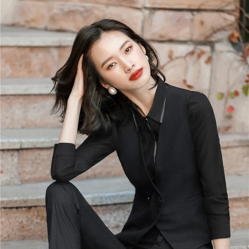 Water - resistant women's trench coats with adjustable cuffs for rainy daysWomen's Spring Formal Uniform Design Work Wear Jacket Water - resistant women's trench coats with adjustable cuffs for rainy daysWomen's Spring Formal Uniform Design Work Wear Jacket