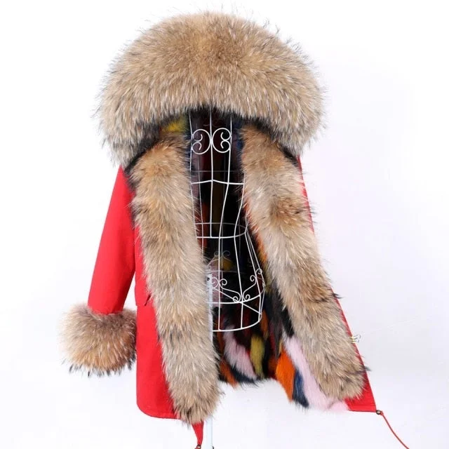 Embroidered women's cotton coats in a bohemian pattern for a unique designWomen's Winter Outerwear Long Sleeved Jacket with Removable Fox Fur Lining Embroidered women's cotton coats in a bohemian pattern for a unique designWomen's Winter Outerwear Long Sleeved Jacket with Removable Fox Fur Lining