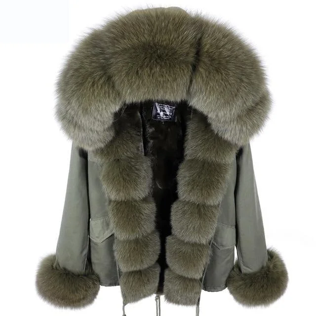Women's waterproof parka coats with multiple pockets for practicalityWomen's Winter Thick Zipper Natural Raccoon Fur Hooded Slim Coats & Jackets Women's waterproof parka coats with multiple pockets for practicalityWomen's Winter Thick Zipper Natural Raccoon Fur Hooded Slim Coats & Jackets