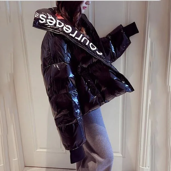 Women's waterproof parka coats with multiple pockets for practicality2020 Winter Glossy Down Parka women's Waterproof Coat Embroidery jacket Women's waterproof parka coats with multiple pockets for practicality2020 Winter Glossy Down Parka women's Waterproof Coat Embroidery jacket