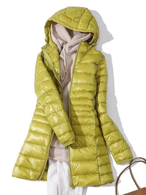 Water - resistant women's trench coats with adjustable cuffs for rainy days7XL Winter Woman Padded Hooded Long Jacket Water - resistant women's trench coats with adjustable cuffs for rainy days7XL Winter Woman Padded Hooded Long Jacket