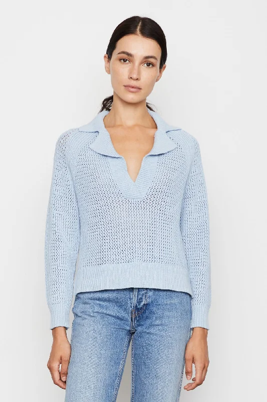 Midi - Length Women's Shetland Wool Sweater Dresses in Traditional PatternsBailey 44 Asa Sweater in Ciel Midi - Length Women's Shetland Wool Sweater Dresses in Traditional PatternsBailey 44 Asa Sweater in Ciel