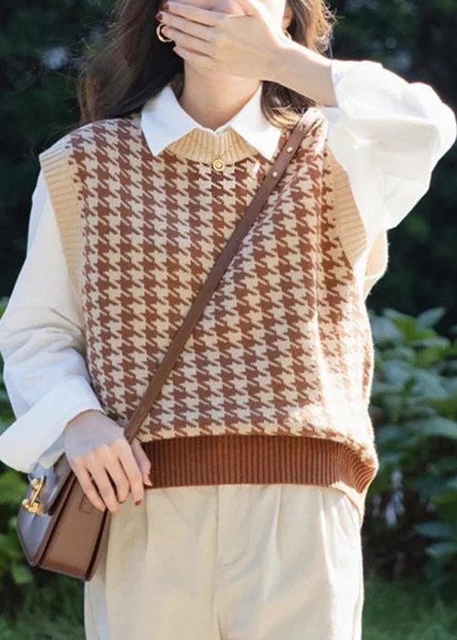 Women's waterproof parka coats with multiple pockets for practicalityBeautiful White Shirts And Waistcoat Patchwork Cotton Knit Sets 2 Pieces Fall