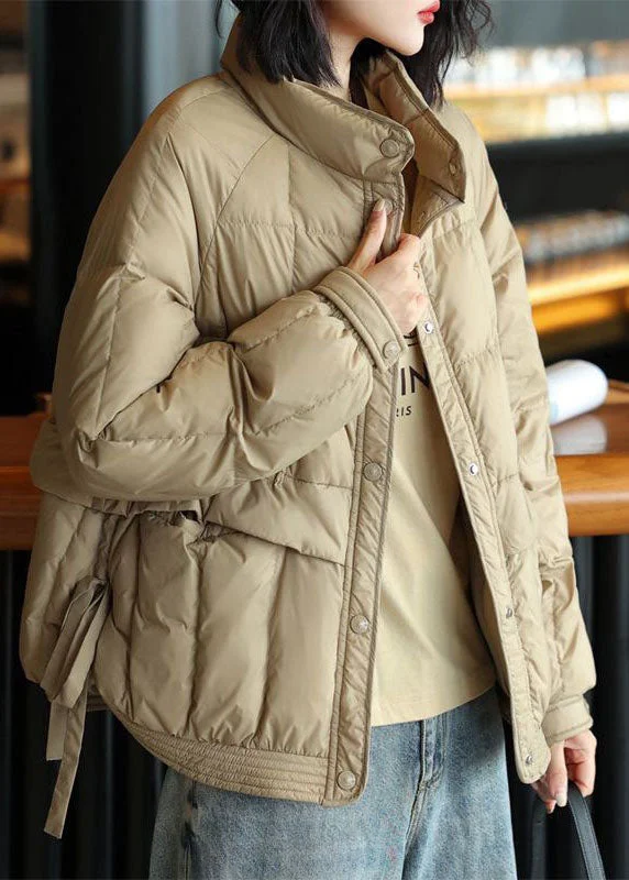 Women's waterproof parka coats with multiple pockets for practicalityBeige Duck Down Canada Goose Jacket Side Open Oversized Winter Women's waterproof parka coats with multiple pockets for practicalityBeige Duck Down Canada Goose Jacket Side Open Oversized Winter