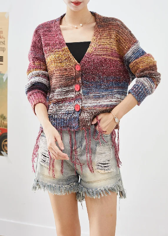 Belted women's cashmere coats in soft pastels for a luxurious feelBohemian Tasseled Tie Dye Knit Jacket Fall Belted women's cashmere coats in soft pastels for a luxurious feelBohemian Tasseled Tie Dye Knit Jacket Fall