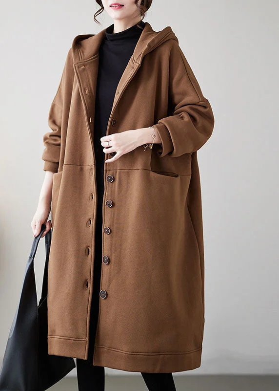Plus size women's wool blend coats for a warm and stylish winterCasual Camel Button Warm Fleece Thick Hoodie Maxi Coat Winter Plus size women's wool blend coats for a warm and stylish winterCasual Camel Button Warm Fleece Thick Hoodie Maxi Coat Winter