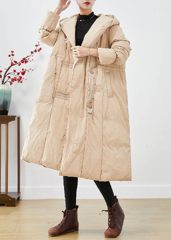 Women's cropped leather coats with silver studs for an edgy lookChic Apricot Hooded Patchwork Duck Down Canada Goose Jacket Winter Women's cropped leather coats with silver studs for an edgy lookChic Apricot Hooded Patchwork Duck Down Canada Goose Jacket Winter