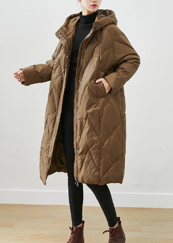 Women's faux fur coats in bright colors for a bold fashion statementCoffee Warm Fine Cotton Filled Puffers Jackets Oversized Hooded Winter Women's faux fur coats in bright colors for a bold fashion statementCoffee Warm Fine Cotton Filled Puffers Jackets Oversized Hooded Winter
