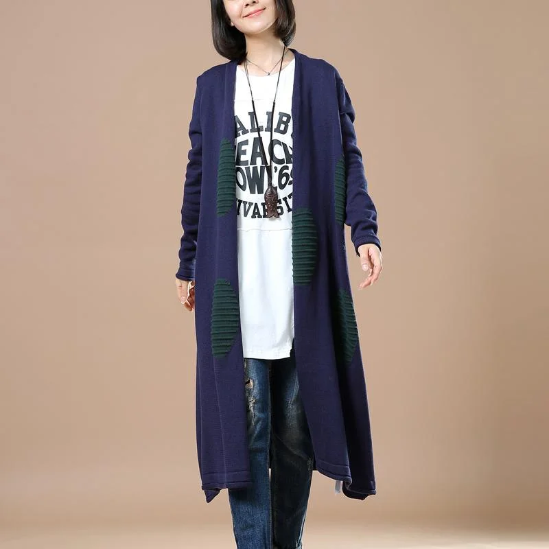 Women's waterproof parka coats with multiple pockets for practicalityDotted long navy knitted coats cardigans oversize Women's waterproof parka coats with multiple pockets for practicalityDotted long navy knitted coats cardigans oversize