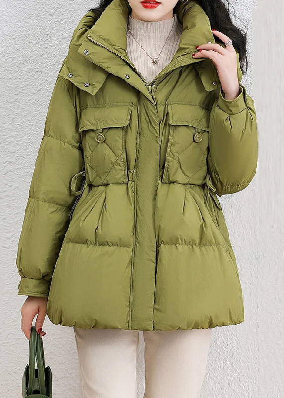 Women's faux fur coats in bright colors for a bold fashion statementFashion Green Hooded Pockets Patchwork Duck Down Down Coat Winter Women's faux fur coats in bright colors for a bold fashion statementFashion Green Hooded Pockets Patchwork Duck Down Down Coat Winter