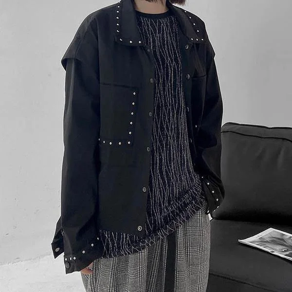 Plus size women's wool blend coats for a warm and stylish winterFashion New Full Sleeve Loose Rivet Single Breast Small Fresh Casual Style 2020 Winter Jacket Coat Plus size women's wool blend coats for a warm and stylish winterFashion New Full Sleeve Loose Rivet Single Breast Small Fresh Casual Style 2020 Winter Jacket Coat