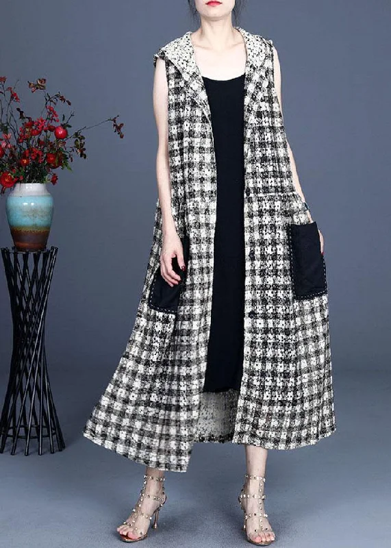 Mid - length women's down coats in a slim fit for a modern and sleek appearanceFine Khaki Hooded Casual Summer Loose Coat Sleeveless Mid - length women's down coats in a slim fit for a modern and sleek appearanceFine Khaki Hooded Casual Summer Loose Coat Sleeveless