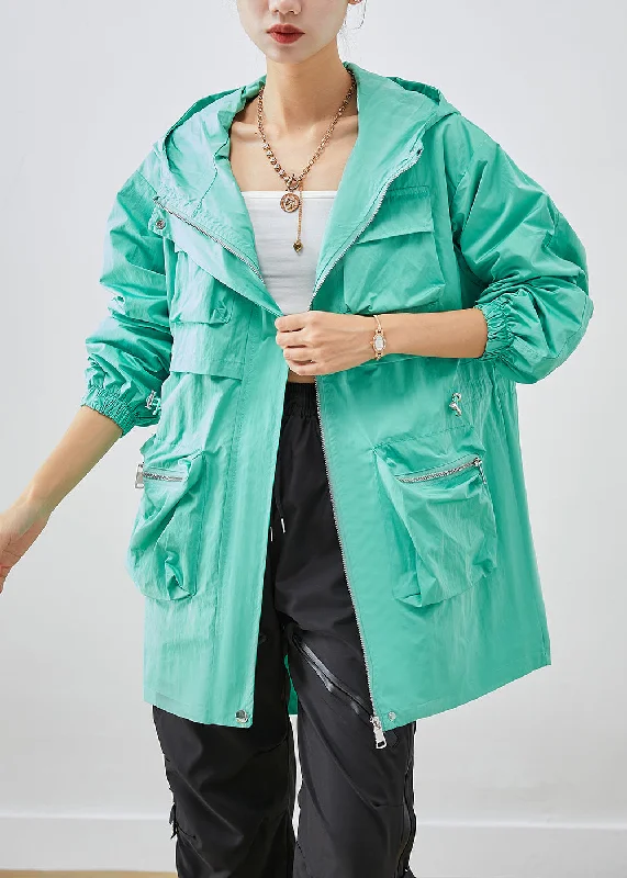 Women's waterproof parka coats with multiple pockets for practicalityGreen Patchwork Spandex Coat Outwear Hooded Pockets Fall Women's waterproof parka coats with multiple pockets for practicalityGreen Patchwork Spandex Coat Outwear Hooded Pockets Fall