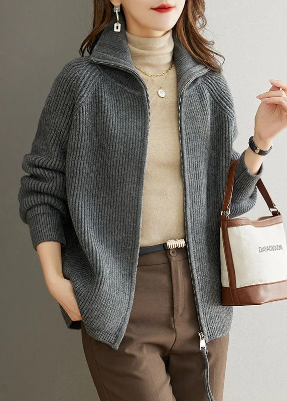 Belted women's cashmere coats in soft pastels for a luxurious feelGrey Patchwork Women Wool Coats Peter Pan Collar Zippered Fall Belted women's cashmere coats in soft pastels for a luxurious feelGrey Patchwork Women Wool Coats Peter Pan Collar Zippered Fall