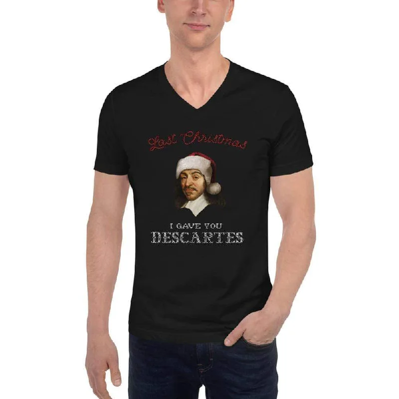 Sleeveless Women T Shirt for Summer ComfortLast Christmas I Gave You Descartes - Unisex V-Neck T-Shirt Sleeveless Women T Shirt for Summer ComfortLast Christmas I Gave You Descartes - Unisex V-Neck T-Shirt