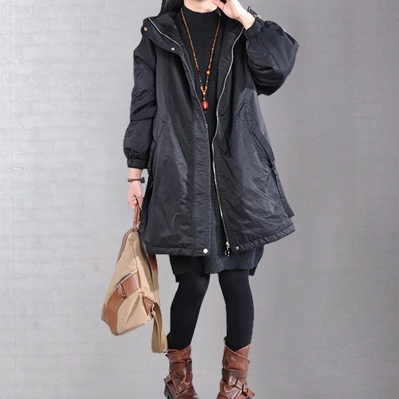 Shearling - lined women's leather coats for ultimate warmth and luxuryloose black winter down jacket zippered drawstring coats Shearling - lined women's leather coats for ultimate warmth and luxuryloose black winter down jacket zippered drawstring coats