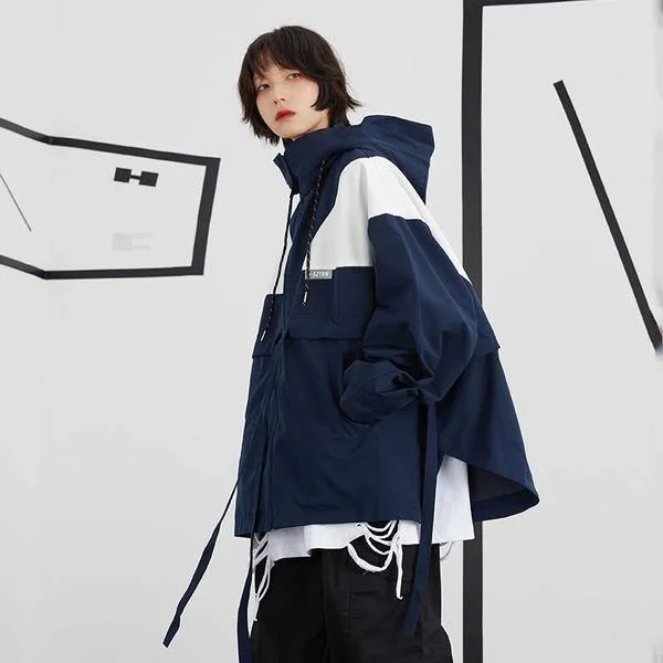 Women's cropped leather coats with silver studs for an edgy lookLoose Drawstring Bandage Hooded Stand Collar Casual Women Short Coat Women's cropped leather coats with silver studs for an edgy lookLoose Drawstring Bandage Hooded Stand Collar Casual Women Short Coat