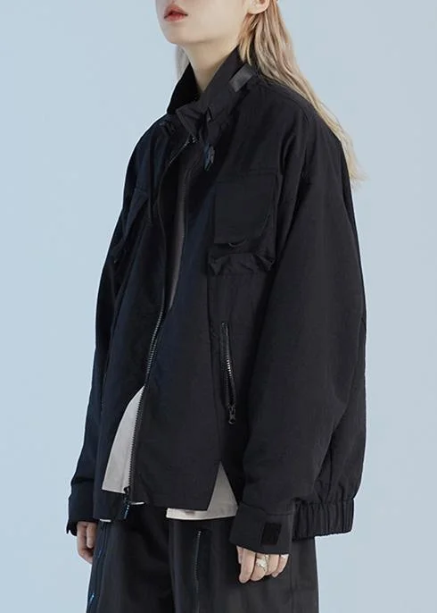 Water - resistant women's trench coats with adjustable cuffs for rainy daysNatural zippered cotton autumn outwear top pattern black coat Water - resistant women's trench coats with adjustable cuffs for rainy daysNatural zippered cotton autumn outwear top pattern black coat