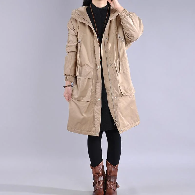 Women's cropped leather coats with silver studs for an edgy lookNew khaki winter parkas oversized warm winter coat zippered hooded outwear Women's cropped leather coats with silver studs for an edgy lookNew khaki winter parkas oversized warm winter coat zippered hooded outwear